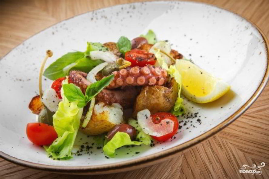 Рецепт карпаччо из осьминога