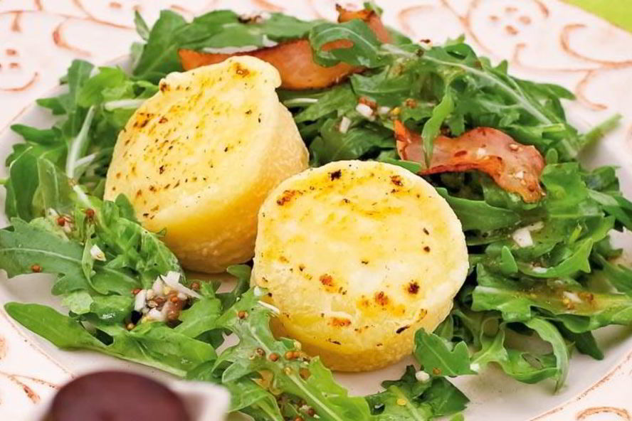 Рецепт козий сыр и руккола