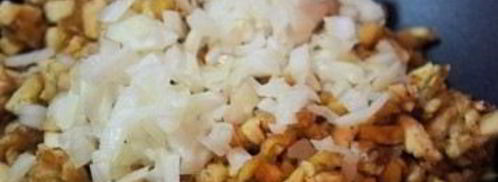 лодочки из баклажанов с курицей. Шаг 3