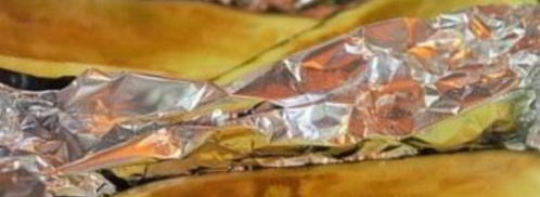 лодочки из баклажанов с курицей. Шаг 6