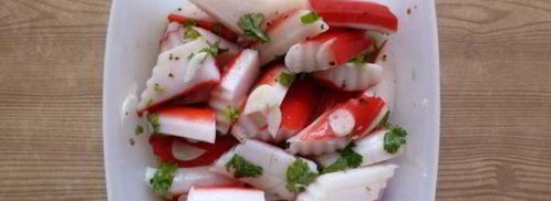 маринованные крабовые палочки. Шаг 9