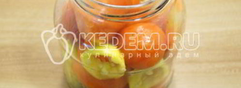 маринованные помидоры с лимонной кислотой. Шаг 6
