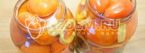 маринованные помидоры с лимонной кислотой. Шаг 7