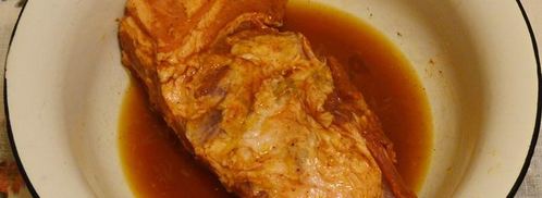 маринованные свиные ребрышки в медово-соевом соусе. Шаг 5