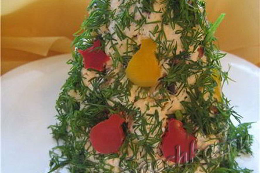 Рецепт новогодняя закуска елочка