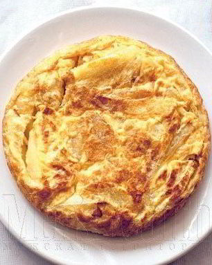 Банановый омлет с хлебом и сыром