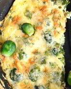 Белковый омлет в духовке