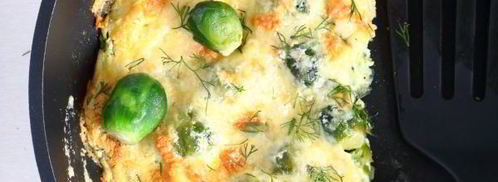 белковый омлет в духовке. Шаг 18