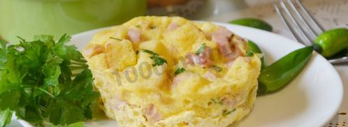 быстрый омлет в микроволновке. Шаг 14