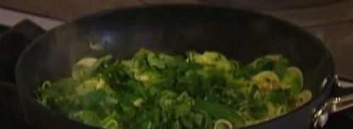 фриттата с луком-пореем, сыром и травами. Шаг 6