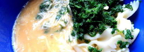 фриттата с макаронами и шпинатом. Шаг 11