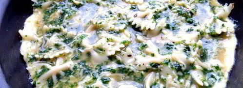 фриттата с макаронами и шпинатом. Шаг 17