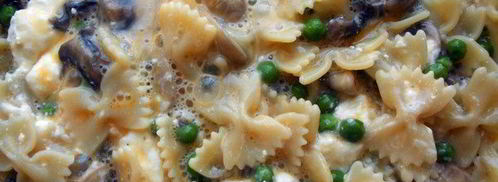 фриттата с пастой, шампиньонами и фетой. Шаг 5