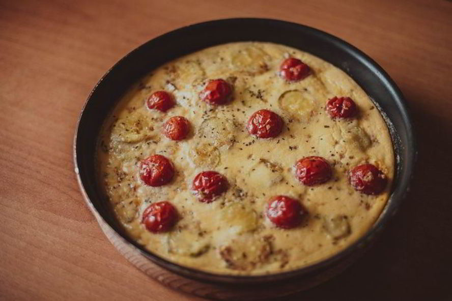 Рецепт фриттата с томатами черри