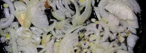 фриттата с зеленым горошком, ветчиной и луком. Шаг 24