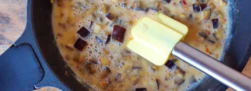 омлет с баклажанами. Шаг 6