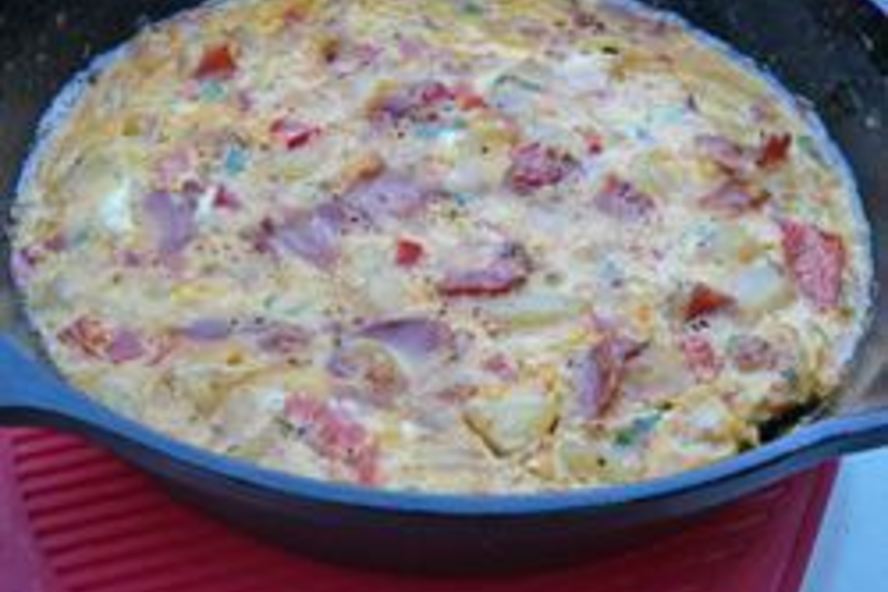 Рецепт омлет с грибами в духовке