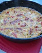 Омлет с грибами в духовке