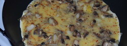 омлет с грибами. Шаг 5