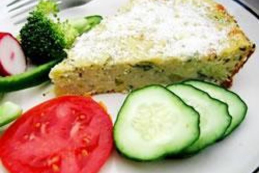 Рецепт омлет с картофелем и цуккини