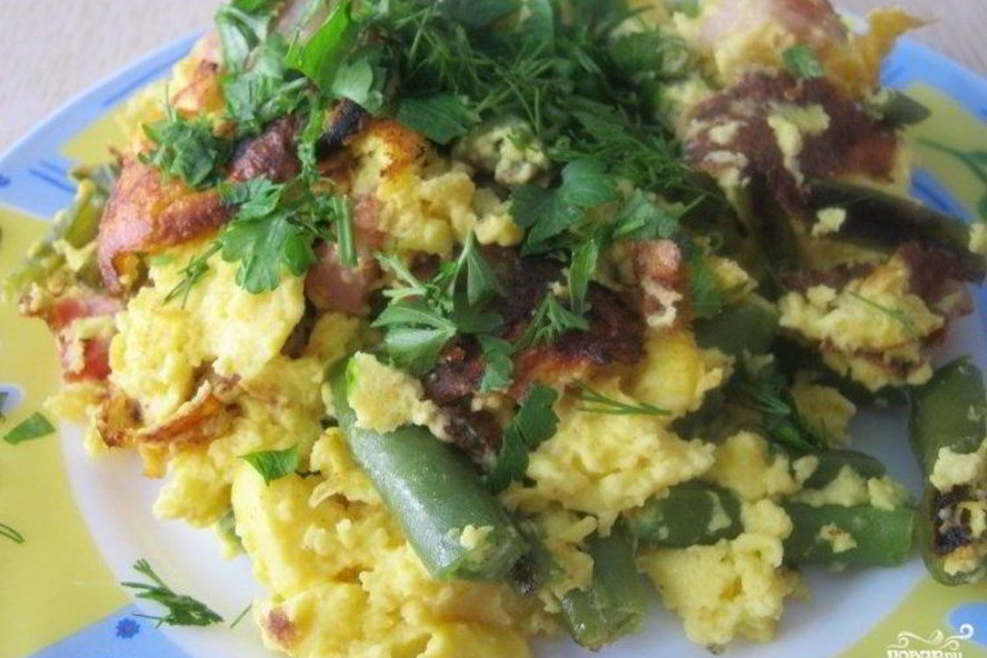 Рецепт омлет с крахмалом