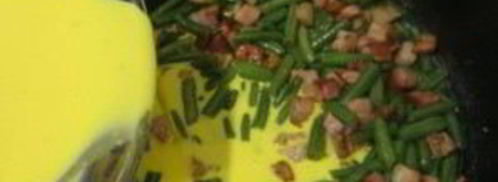 омлет с крахмалом. Шаг 3