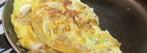 омлет с курицей и сыром. Шаг 11