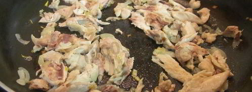 омлет с курицей и сыром. Шаг 5