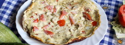 омлет с курицей. Шаг 6