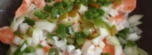 омлет с лососем. Шаг 4