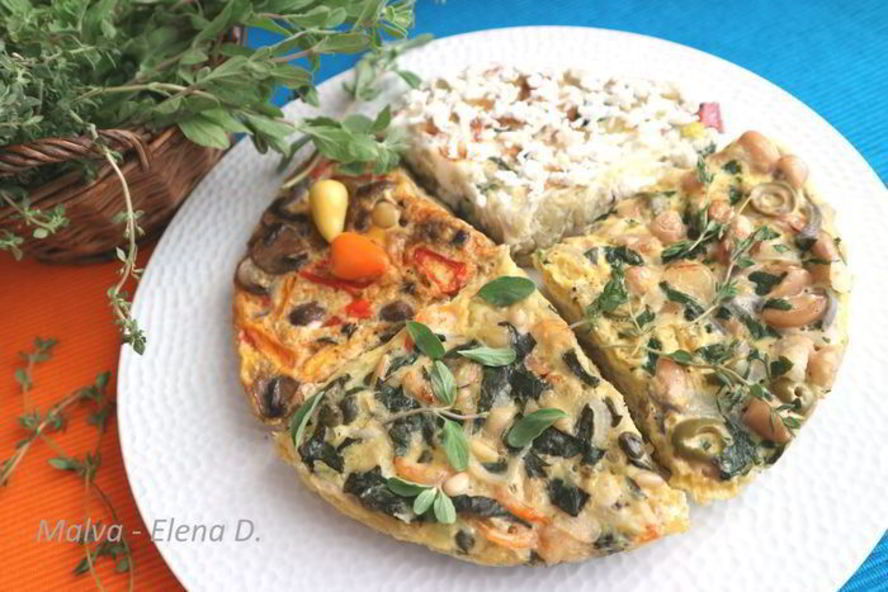 Рецепт омлет с овощами времена года