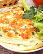 Омлет с помидорами Неаполитанский