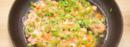 омлет с помидорами неаполитанский. Шаг 5