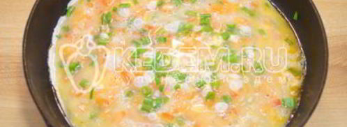 омлет с помидорами неаполитанский. Шаг 6