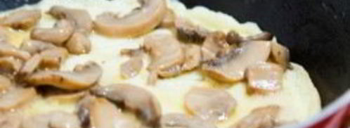 омлет с шампиньонами. Шаг 5