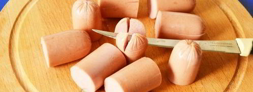 омлет с сосисками в мультиварке. Шаг 5