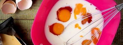 омлет с сыром на молоке. Шаг 3