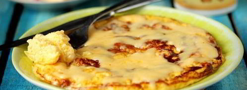 омлет с сыром на молоке. Шаг 7