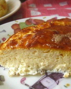 Омлет с сыром в духовке