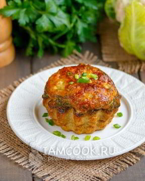 Омлет с цветной капустой в духовке