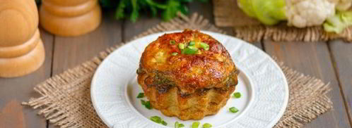 омлет с цветной капустой в духовке. Шаг 12