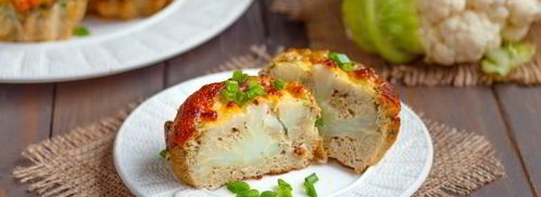 омлет с цветной капустой в духовке. Шаг 13