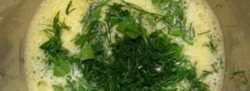 омлет с ветчиной. Шаг 3