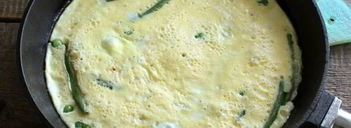 омлет с зеленым горошком и стручковой фасолью. Шаг 8