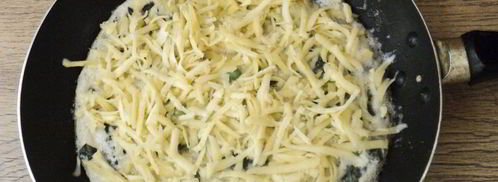 омлет с зеленым горошком. Шаг 8