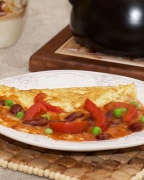 Омлет в мексиканском стиле