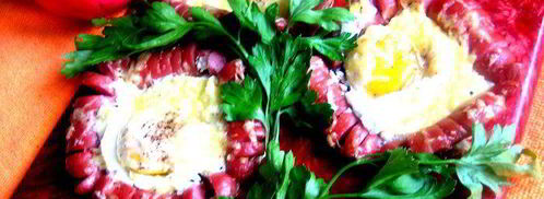 омлетный цветочек под сыром джюгас. Шаг 11