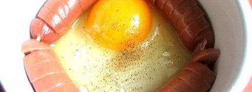 омлетный цветочек под сыром джюгас. Шаг 7