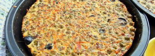 омлеты с гречкой и маслинами. Шаг 12