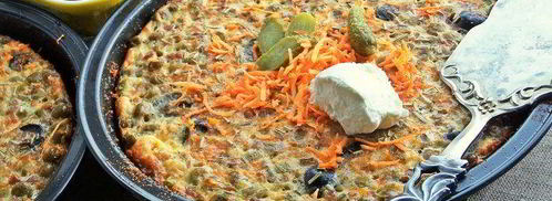 омлеты с гречкой и маслинами. Шаг 13